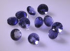 Iolite 1PC Chunky 13x13 MM Round Faceted Blue Natural Semi Precious Loose Gemstone