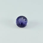 Iolite 1PC Chunky 15x15 MM Round Faceted Blue Superior Semi Precious Gems