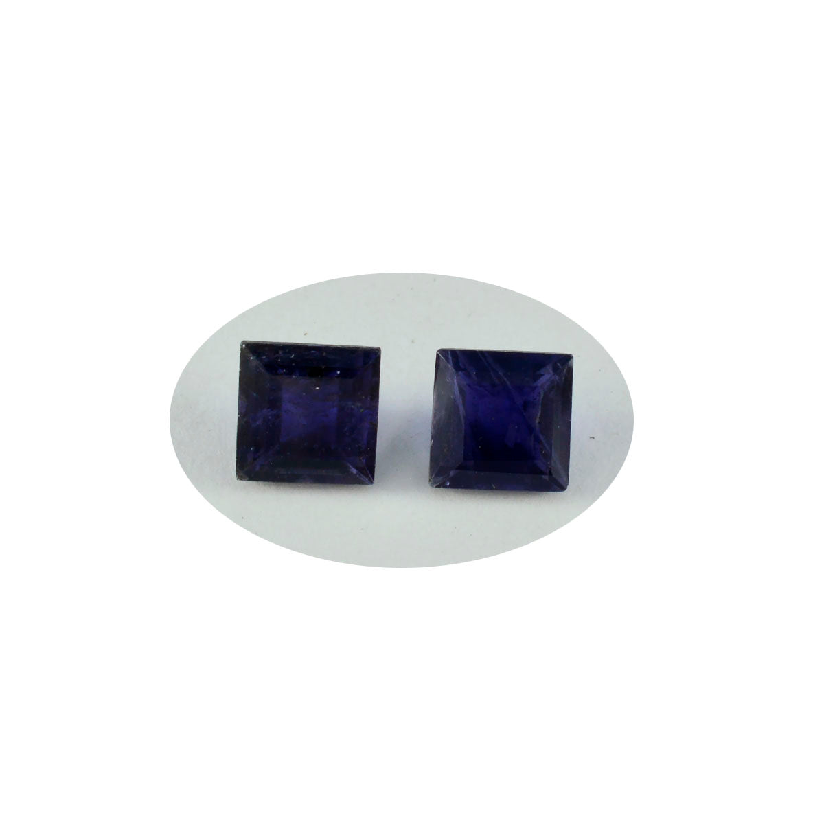 Iolite 1PC Chunky 13x13 MM Square Faceted Blue Natural Semi Precious Loose Gemstone
