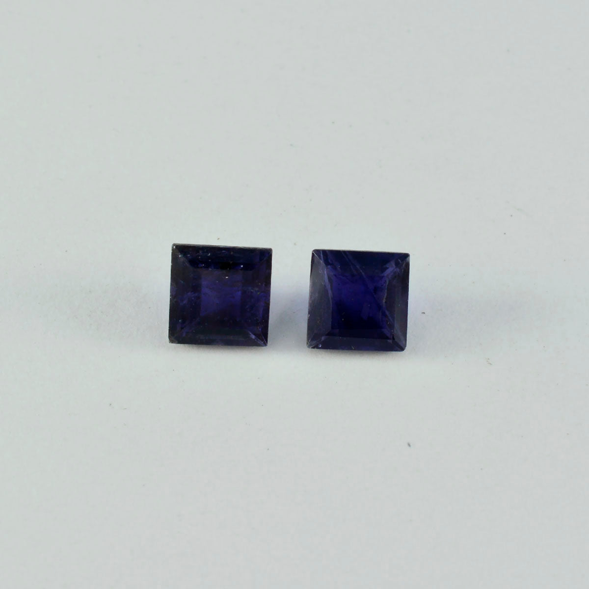 Iolite 1PC Chunky 14x14 MM Square Faceted Blue Genuine Semi Precious Loose Gemstones Immagine principale del prodotto