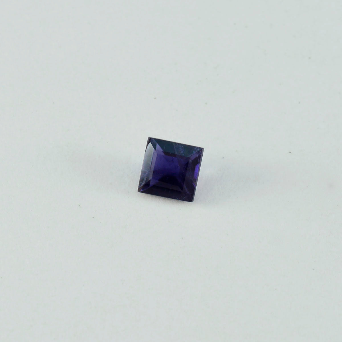 Iolite 1PC Large 10x10 MM Square Faceted Blue Shine Semi Precious Loose Gemstones Второстепенное изображение товара
