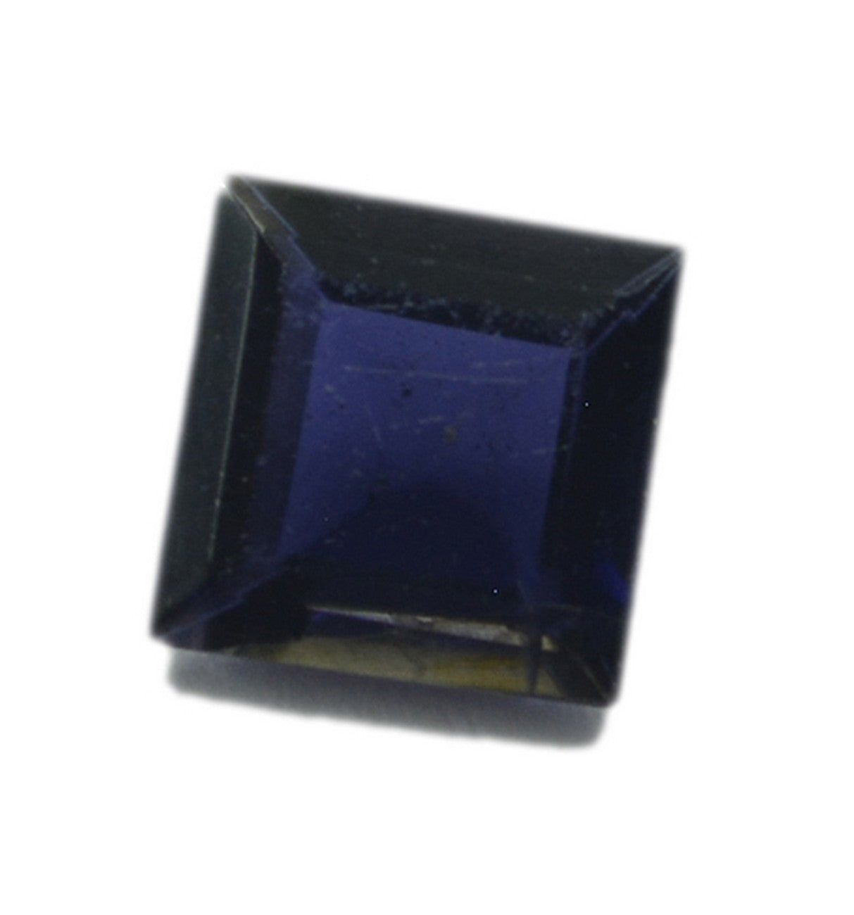 Iolite 1PC Chunky 15x15 MM Square Faceted Blue Superior Semi Precious Gems