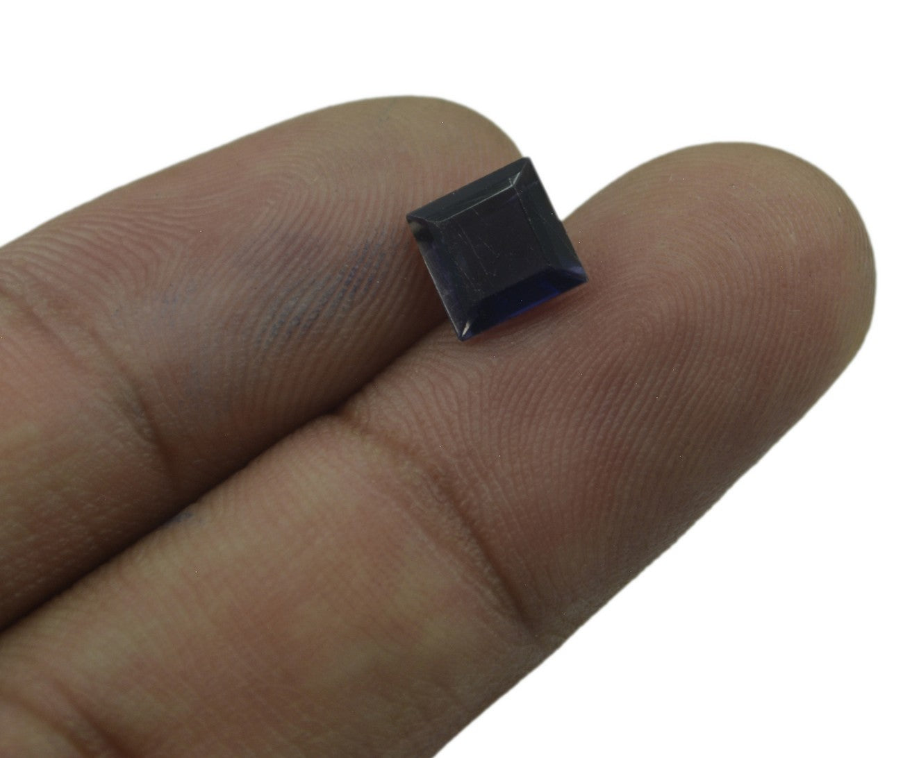 Iolite 1PC Chunky 16x16 MM Square Faceted Blue Pure Semi Precious Loose Gems
