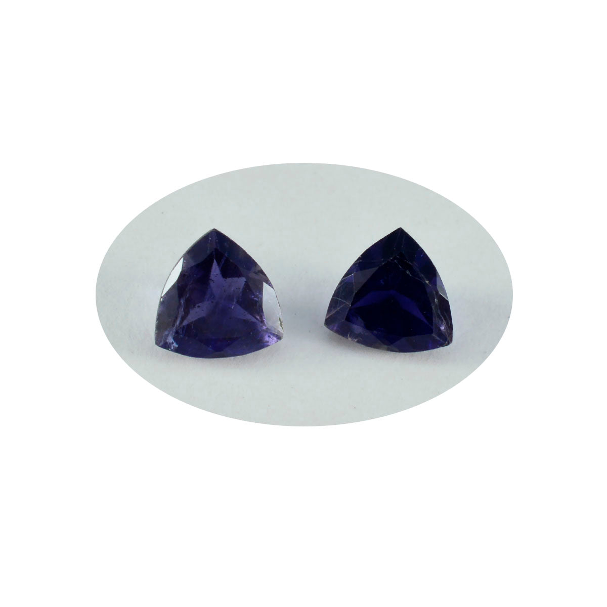 Iolite 1PC Chunky 13x13 MM Triangle Faceted Blue Natural Semi Precious Loose Gemstone Immagine principale del prodotto