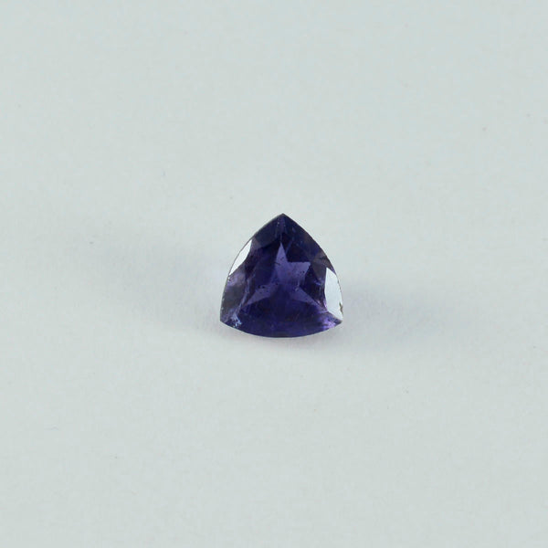 Iolite 10PC Tiny 3x3 MM Triangle Faceted Blue Fiery Semi Precious Gems