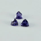 Iolite 1PC Large 11x11 MM Triangle Faceted Blue Fine Semi Precious Gems