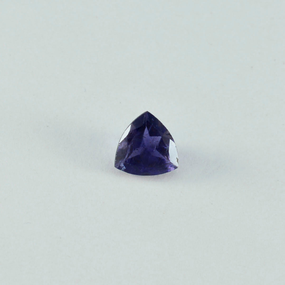 Iolite 1PC Chunky 15x15 MM Triangle Faceted Blue Superior Semi Precious Gems