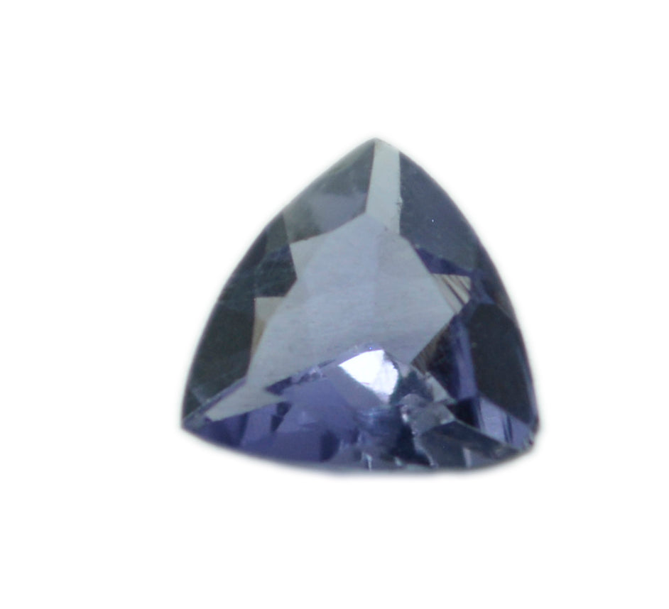 Iolite 1PC Chunky 16x16 MM Triangle Faceted Blue Pure Semi Precious Loose Gems Sekundär produktbild