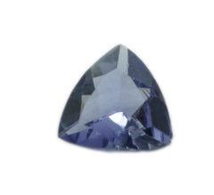 Iolite 1PC Chunky 16x16 MM Triangle Faceted Blue Pure Semi Precious Loose Gems