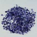 Iolite 1PC Tiny 5x5 MM Triangle Faceted Blue Sparkling Semi Precious Loose Gemstone