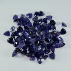 Iolite 1PC Small 7x7 MM Triangle Faceted Blue Splendid Semi Precious Gems