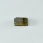 Labradorite 1PC Small 5x10 MM Baguette Cabochon Gray Luster semi Precious Loose Gemstones
