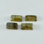 Labradorite 1PC Small 5x10 MM Baguette Cabochon Gray Luster semi Precious Loose Gemstones