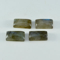Labradorite 1PC Small 6x12 MM Baguette Cabochon Gray Lustrous semi Precious Semi Precious Gemstone