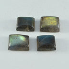 Labradorite 1PC Large 10x12 MM Emerald Cabochon Gray Polished semi Precious Precious Gemstone