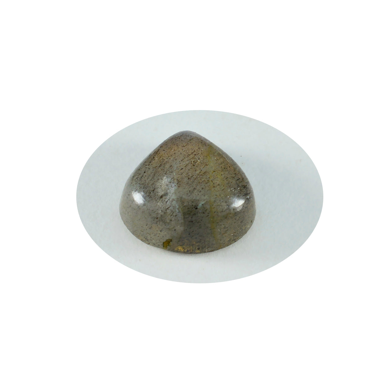 Labradorite 1PC Medium 9x9 MM Heart Cabochon Gray Polished semi Precious Loose Gemstones