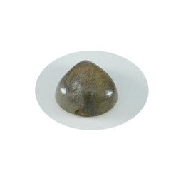 Labradorite 1PC Medium 9x9 MM Heart Cabochon Gray Polished semi Precious Loose Gemstones
