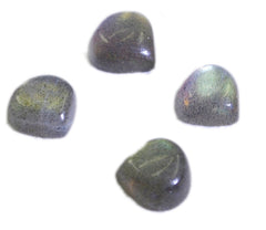 Labradorite 10PC Tiny 5x5 MM Heart Cabochon Gray Pure semi Precious Precious Gemstone