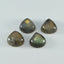 Labradorite 1PC Tiny 6x6 MM Heart Cabochon Gray Fiery semi Precious Gems