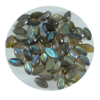 Labradorite 10PC Tiny 4x8 MM Marquise  Cabochon Gray Fine semi Precious Loose Gemstone