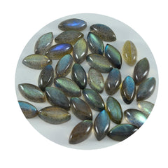 Labradorite 1PC Small 5x10 MM Marquise  Cabochon Gray High Quality semi Precious Loose Gemstones