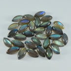 Labradorite 1PC Small 5x10 MM Marquise  Cabochon Gray High Quality semi Precious Loose Gemstones