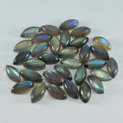 Labradorite 1PC Small 5x10 MM Marquise  Cabochon Gray High Quality semi Precious Loose Gemstones