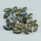 Labradorite 1PC Small 6x12 MM Marquise  Cabochon Gray Natural semi Precious Semi Precious Gemstone