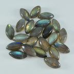 Labradorite 1PC Medium 7x14 MM Marquise  Cabochon Gray Genuine semi Precious Precious Gemstone
