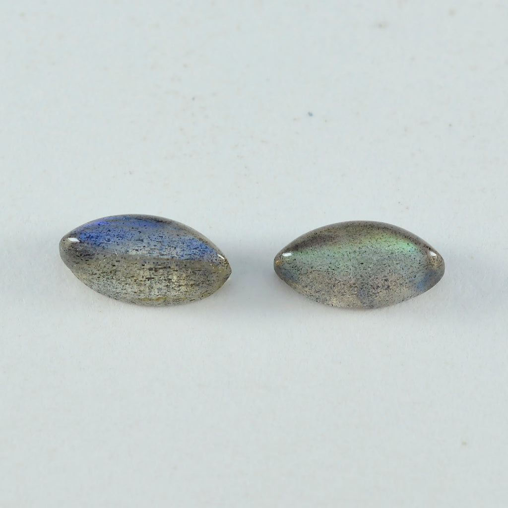 Labradorite 1PC Small 6x12 MM Marquise  Cabochon Gray Natural semi Precious Semi Precious Gemstone
