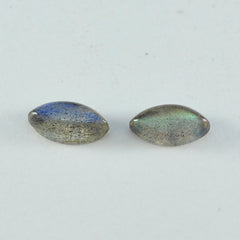Labradorite 1PC Small 6x12 MM Marquise  Cabochon Gray Natural semi Precious Semi Precious Gemstone