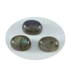 Labradorite 10PC Tiny 3x5 MM Oval Cabochon Gray Superior semi Precious Semi Precious Gemstone