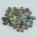 Labradorite 10PC Tiny 3x5 MM Oval Cabochon Gray Superior semi Precious Semi Precious Gemstone