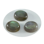 Labradorite 1PC Small 7x9 MM Oval Cabochon Gray Polished semi Precious Loose Gemstones