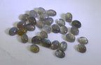 Labradorite 1PC Tiny 5x7 MM Oval Cabochon Gray Fiery semi Precious Gems