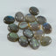 Labradorite 1PC Medium 8x10 MM Oval Cabochon Gray Luster semi Precious Precious Gemstone