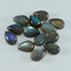 Labradorite 1PC Medium 8x10 MM Pear Cabochon Gray Natural semi Precious Semi Precious Gemstone