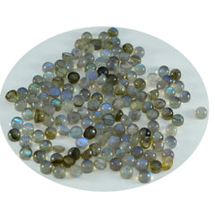 Labradorite 1PC Large 11x11 MM Round Cabochon Gray Splendid semi Precious Semi Precious Gemstone