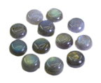 Labradorite 1PC Large 11x11 MM Round Cabochon Gray Splendid semi Precious Semi Precious Gemstone