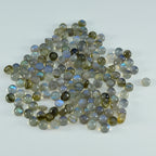 Labradorite 10PC Tiny 3x3 MM Round Cabochon Gray Natural semi Precious Loose Gemstone