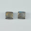 Labradorite 1PC Medium 9x9 MM Square Cabochon Gray Pure semi Precious Loose Gems