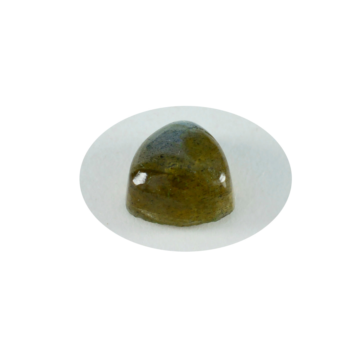 Labradorite 1PC Large 11x11 MM Triangle Cabochon Gray Natural semi Precious Gems Huvudsaklig produktbild