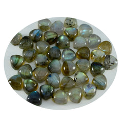 Labradorite 10PC Tiny 5x5 MM Triangle Cabochon Gray Splendid semi Precious Gems