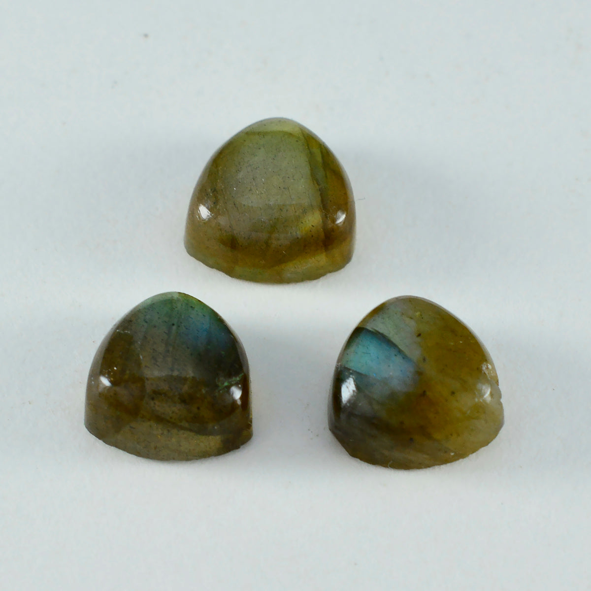 Labradorite 1PC Medium 9x9 MM Square Cabochon Gray Pure semi Precious Loose Gems