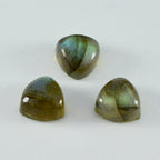 Labradorite 1PC Large 11x11 MM Triangle Cabochon Gray Natural semi Precious Gems