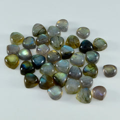 Labradorite 10PC Tiny 5x5 MM Triangle Cabochon Gray Splendid semi Precious Gems