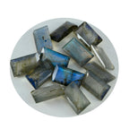 Labradorite 1PC Tiny 4x8 MM Baguette Faceted Gray Lustrous Semi Precious Loose Gemstone