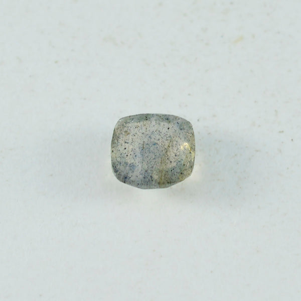 Labradorite 1PC Chunky 13x13 MM Cushion Faceted Gray Natural Semi Precious Gems
