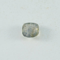 Labradorite 1PC Chunky 13x13 MM Cushion Faceted Gray Natural Semi Precious Gems