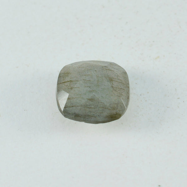 Labradorite 10PC Tiny 3x3 MM Cushion Faceted Gray Fiery Semi Precious Loose Gemstone